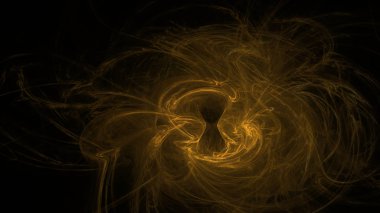 Fantezi kaotik renkli fraktal desen. Soyut Fraktal şekiller. 3D render resimde arka plan veya duvar kağıdı.