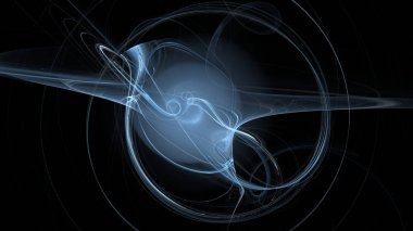 Fantezi kaotik renkli fraktal desen. Soyut Fraktal şekiller. 3D render resimde arka plan veya duvar kağıdı.