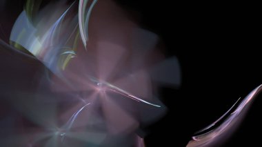 Fantezi kaotik renkli fraktal desen. Soyut Fraktal şekiller. 3D render resimde arka plan veya duvar kağıdı.