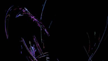 Fantezi kaotik renkli fraktal desen. Soyut Fraktal şekiller. 3D render resimde arka plan veya duvar kağıdı.