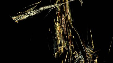 Fantezi kaotik renkli fraktal desen. Soyut Fraktal şekiller. 3D render resimde arka plan veya duvar kağıdı.