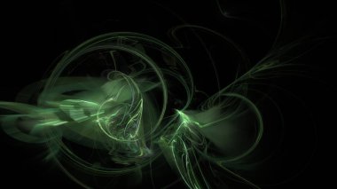 Fantezi kaotik renkli fraktal desen. Soyut Fraktal şekiller. 3D render resimde arka plan veya duvar kağıdı.