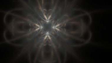 Fantezi kaotik renkli fraktal desen. Soyut Fraktal şekiller. 3D render resimde arka plan veya duvar kağıdı.