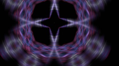 Fantezi kaotik renkli fraktal desen. Soyut Fraktal şekiller. 3D render resimde arka plan veya duvar kağıdı.