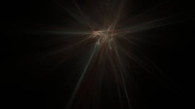 Fantezi kaotik renkli fraktal desen. Soyut Fraktal şekiller. 3D render resimde arka plan veya duvar kağıdı.