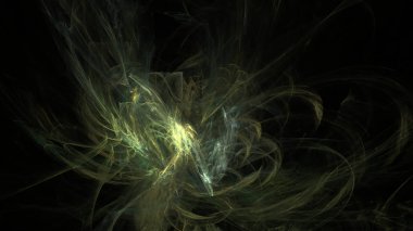 Fantezi kaotik renkli fraktal desen. Soyut Fraktal şekiller. 3D render resimde arka plan veya duvar kağıdı.