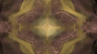 Fantezi kaotik renkli fraktal desen. Soyut Fraktal şekiller. 3D render resimde arka plan veya duvar kağıdı.