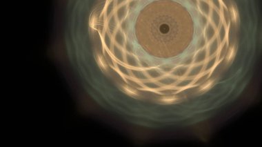 Fantezi kaotik renkli fraktal desen. Soyut Fraktal şekiller. 3D render resimde arka plan veya duvar kağıdı.