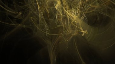 Fantezi kaotik renkli fraktal desen. Soyut Fraktal şekiller. 3D render resimde arka plan veya duvar kağıdı.