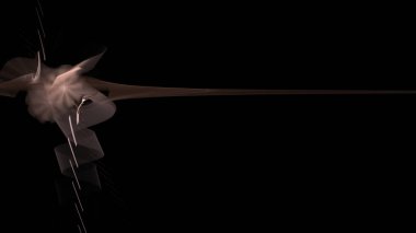 Fantezi kaotik renkli fraktal desen. Soyut Fraktal şekiller. 3D render resimde arka plan veya duvar kağıdı.