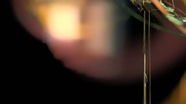 Fantezi kaotik renkli fraktal desen. Soyut Fraktal şekiller. 3D render resimde arka plan veya duvar kağıdı.