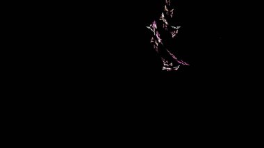 Fantezi kaotik renkli fraktal desen. Soyut Fraktal şekiller. 3D render resimde arka plan veya duvar kağıdı.