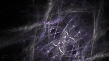 Fantezi kaotik renkli fraktal desen. Soyut Fraktal şekiller. 3D render resimde arka plan veya duvar kağıdı.