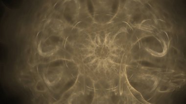 Fantezi kaotik renkli fraktal desen. Soyut Fraktal şekiller. 3D render resimde arka plan veya duvar kağıdı.