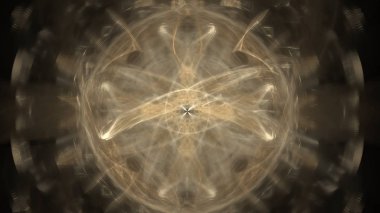 Fantezi kaotik renkli fraktal desen. Soyut Fraktal şekiller. 3D render resimde arka plan veya duvar kağıdı.