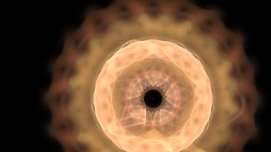 Fantezi kaotik renkli fraktal desen. Soyut Fraktal şekiller. 3D render resimde arka plan veya duvar kağıdı.