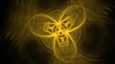 Fantezi kaotik renkli fraktal desen. Soyut Fraktal şekiller. 3D render resimde arka plan veya duvar kağıdı.