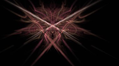 Fantezi kaotik renkli fraktal desen. Soyut Fraktal şekiller. 3D render resimde arka plan veya duvar kağıdı.