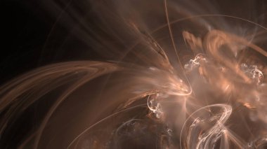 Fantezi kaotik renkli fraktal desen. Soyut Fraktal şekiller. 3D render resimde arka plan veya duvar kağıdı.