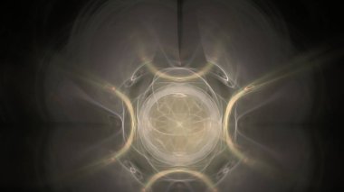 Fantezi kaotik renkli fraktal desen. Soyut Fraktal şekiller. 3D render resimde arka plan veya duvar kağıdı.