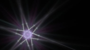 Fantezi kaotik renkli fraktal desen. Soyut Fraktal şekiller. 3D render resimde arka plan veya duvar kağıdı.