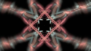 Fantezi kaotik renkli fraktal desen. Soyut Fraktal şekiller. 3D render resimde arka plan veya duvar kağıdı.