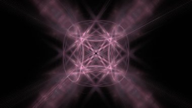 Fantezi kaotik renkli fraktal desen. Soyut Fraktal şekiller. 3D render resimde arka plan veya duvar kağıdı.