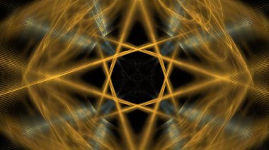 Fantezi kaotik renkli fraktal desen. Soyut Fraktal şekiller. 3D render resimde arka plan veya duvar kağıdı.