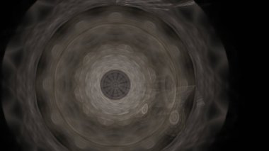 Fantezi kaotik renkli fraktal desen. Soyut Fraktal şekiller. 3D render resimde arka plan veya duvar kağıdı.