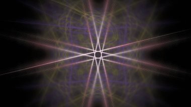 Fantezi kaotik renkli fraktal desen. Soyut Fraktal şekiller. 3D render resimde arka plan veya duvar kağıdı.