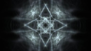 Fantezi kaotik renkli fraktal desen. Soyut Fraktal şekiller. 3D render resimde arka plan veya duvar kağıdı.