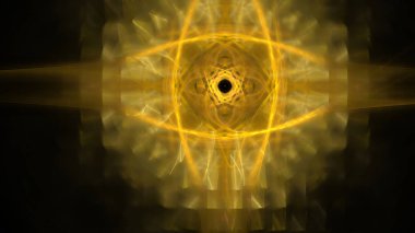 Fantezi kaotik renkli fraktal desen. Soyut Fraktal şekiller. 3D render resimde arka plan veya duvar kağıdı.