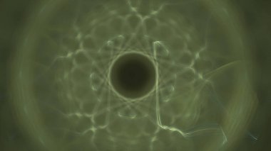 Fantezi kaotik renkli fraktal desen. Soyut Fraktal şekiller. 3D render resimde arka plan veya duvar kağıdı.