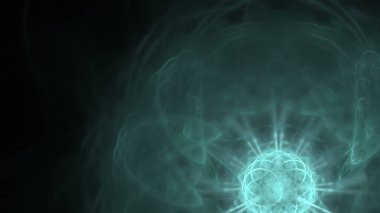 Fantezi kaotik renkli fraktal desen. Soyut Fraktal şekiller. 3D render resimde arka plan veya duvar kağıdı.