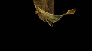 Fantezi kaotik renkli fraktal desen. Soyut Fraktal şekiller. 3D render resimde arka plan veya duvar kağıdı.