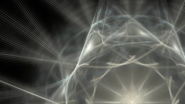 Fantezi kaotik renkli fraktal desen. Soyut Fraktal şekiller. 3D render resimde arka plan veya duvar kağıdı.