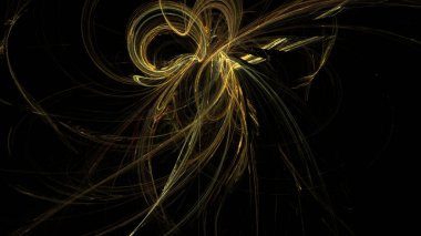 Fantezi kaotik renkli fraktal desen. Soyut Fraktal şekiller. 3D render resimde arka plan veya duvar kağıdı.