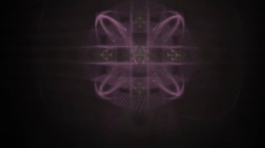 Fantezi kaotik renkli fraktal desen. Soyut Fraktal şekiller. 3D render resimde arka plan veya duvar kağıdı.