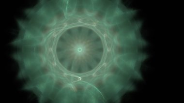 Fantezi kaotik renkli fraktal desen. Soyut Fraktal şekiller. 3D render resimde arka plan veya duvar kağıdı.