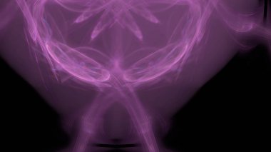 Fantezi kaotik renkli fraktal desen. Soyut Fraktal şekiller. 3D render resimde arka plan veya duvar kağıdı.