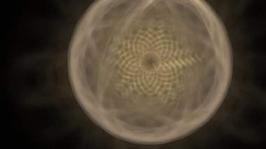 Fantezi kaotik renkli fraktal desen. Soyut Fraktal şekiller. 3D render resimde arka plan veya duvar kağıdı.