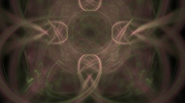 Fantezi kaotik renkli fraktal desen. Soyut Fraktal şekiller. 3D render resimde arka plan veya duvar kağıdı.