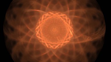 Fantezi kaotik renkli fraktal desen. Soyut Fraktal şekiller. 3D render resimde arka plan veya duvar kağıdı.