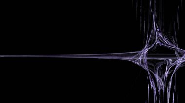 Fantezi kaotik renkli fraktal desen. Soyut Fraktal şekiller. 3D render resimde arka plan veya duvar kağıdı.