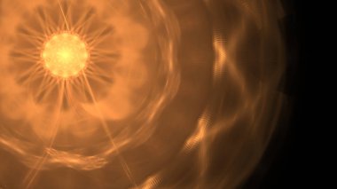 Fantezi kaotik renkli fraktal desen. Soyut Fraktal şekiller. 3D render resimde arka plan veya duvar kağıdı.