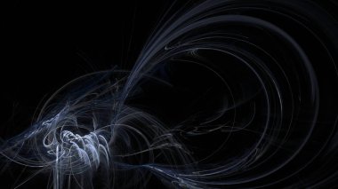 Fantezi kaotik renkli fraktal desen. Soyut Fraktal şekiller. 3D render resimde arka plan veya duvar kağıdı.