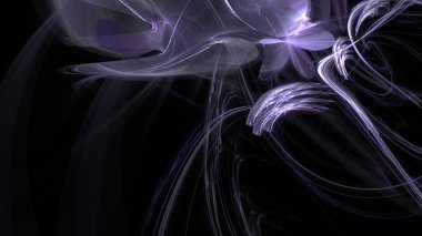 Fantezi kaotik renkli fraktal desen. Soyut Fraktal şekiller. 3D render resimde arka plan veya duvar kağıdı.