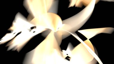 Fantezi kaotik renkli fraktal desen. Soyut Fraktal şekiller. 3D render resimde arka plan veya duvar kağıdı.