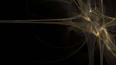 Fantezi kaotik renkli fraktal desen. Soyut Fraktal şekiller. 3D render resimde arka plan veya duvar kağıdı.