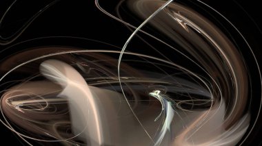 Fantezi kaotik renkli fraktal desen. Soyut Fraktal şekiller. 3D render resimde arka plan veya duvar kağıdı.